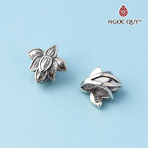 Charm bạc hình hoa sen  - Ngọc Quý Gemstones