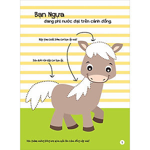 Sách Dán Hình Siêu Đáng Yêu - Các Loài Động Vật