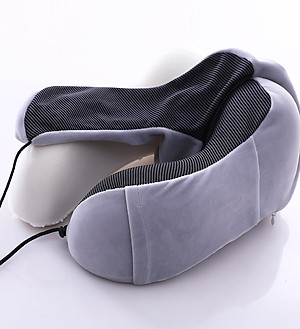 Gối chữ U làm bằng mút hoạt tính, gối kê cổ dễ thương dùng để máy bay, xe hơi, du lịch, kê cổ cổ gối ngủ trưa văn phòng-GC876348