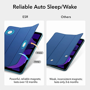 Bao da dành cho iPad Air 5 2022 10.9 Inch ESR Rebound Slim Smart Case - Hàng Chính Hãng