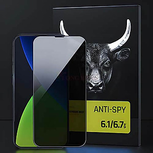 Dán màn hình cường lực Full viền chống nhìn trộm MiPow Kingbull Anti-Spy 13 Series - Hàng chính hãng