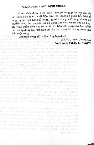 Chỉ dẫn tra cứu áp dụng Bộ luật Dân sự năm 2015 (Tái bản lần thứ nhất có sửa đổi bổ sung)