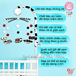 Đồ Chơi Treo Nôi Cũi Tự Động Quay kèm Phát Nhạc 36 Bài Hát Cho Bé Sơ Sinh - Baby Crib Mobile - Lalala baby