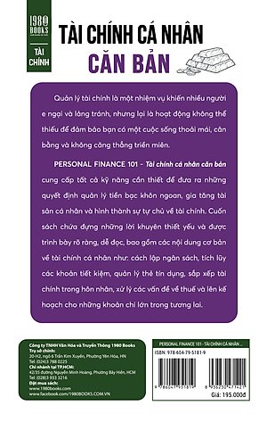 Sách Tài Chính Cá Nhân Căn Bản - Personal Finance 101