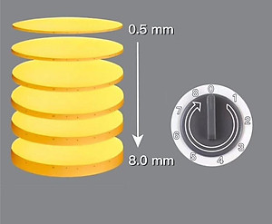 Dụng Cụ Bào Củ Quả Có Núm Vặn Thay Đổi Độ Dày Khi Thái Lát Tiện Lợi - Hàng Chính Hãng ( Giao màu ngẫu nhiên)