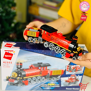Đồ chơi xếp hình Qman 42101 - Tàu hỏa biến hình (305 mảnh ghép)