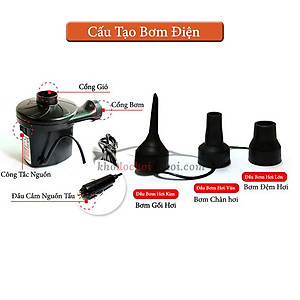 Đệm Hơi Ô Tô Đế Rời - Nệm Hơi Ô Tô Loại Dày Cao Cấp ( Tặng Phụ Kiện Bơm Đi Kèm..v.v.v.)