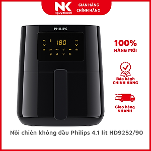 Nồi chiên không dầu Philips 4.1 lít HD9252/90 - Hàng chính hãng