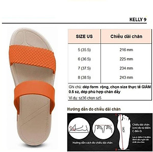 Dép Thái Lan Nữ Quai Ngang Monobo Thái Lan - Kelly 9