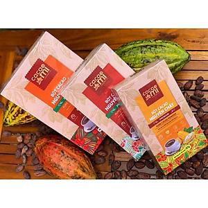 Thức uống socola - Bột ca cao 100% nguyên chất gu đậm vị Cacao Mi Premium đặc sản Việt Nam chuẩn xuất khẩu 470g
