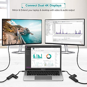 Hub Type C To HDMI 4K 60Hz Và 1 Cổng Type C PD 60W CHOETECH HUB-M03 - Hàng Chính Hãng
