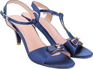 Giày Sandal Nữ Cao Gót Huy Hoàng HT7053 - Xanh