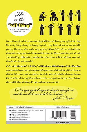 Sách Khi cơ thể cất tiếng - Giải mã hơn 400 dấu hiệu từ tóc đến chân