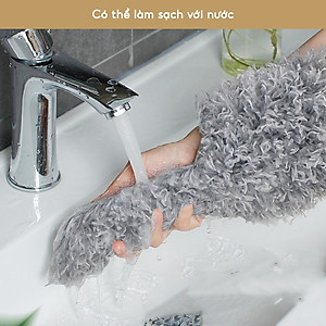 Chổi Quét Trần Nhà Có Điều Chỉnh Độ Dài Tới 2,8m Cây Phất Trần Quét Mạng Nhện, Lau Bụi Bẩn