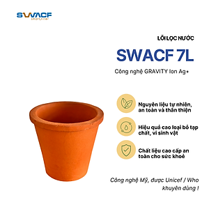 Lõi lọc nước uống trực tiếp SWACF 7L | CWF Nano bạc, tốc độ lọc 2 - 4 lít/giờ, giữ khoáng thiết yếu - Công nghệ Mỹ