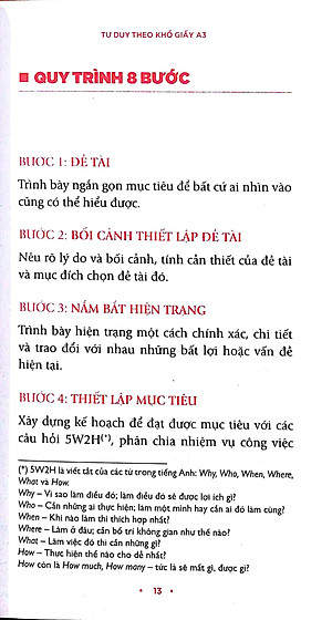 Sách Tư Duy Theo Khổ Giấy A3