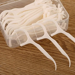 Combo 10 Hộp Tăm Chỉ Nha Khoa Hộp 50 Cây Tăm Chỉ Vệ Sinh Răng Miệng