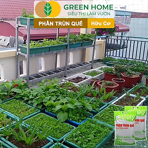 Phân Trùn Quế Greenhome, Lavamix, Bao 2kg, Nguyên Chất, Bổ Sung Dinh Dưỡng, Cải Tạo Đất, Hữu Cơ Tiện Lợi, Bón Rau, Hoa