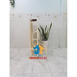 Giường sắt xếp gấp gọn có bánh xe ngang 1m dài 1m9 Đại Thành