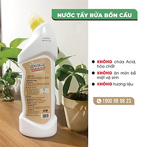 Nước tẩy rửa bồn cầu Hữu cơ diệt khuẩn Ecocare  với tinh chất Quế 1000 ml
