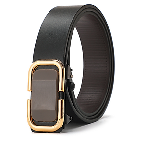 Dây lưng thắt lưng nam mặt khóa tự động hợp kim cao cấp phong cách cá tính