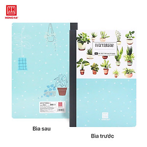 Sổ bìa bồi kẻ ngang A4 300 trang Hồng Hà Patterns - 4532