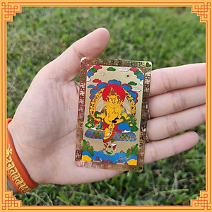 Thẻ phù Hoàng Thần Tài bằng đồng