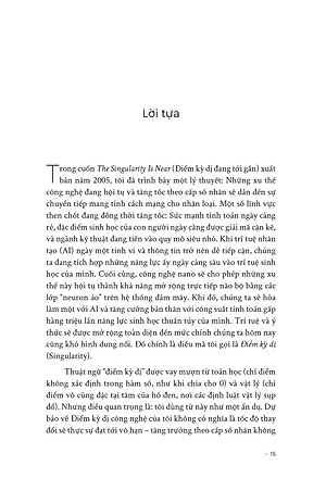 Sách - He Singularity Is Nearer - Điểm Kỳ Dị Đã Cận Kề - Khi Con Người Hợp Nhất Với AI