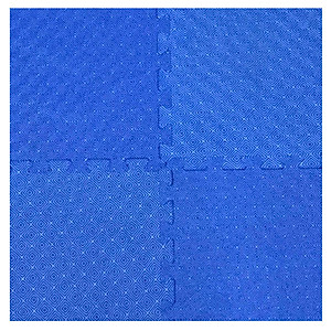 Bộ 4 tấm Thảm xốp lót nền nhà ECOBABY, thảm xốp chống va đập, không thấm nước đạt tiêu chuẩn Mỹ và Châu Âu - kích thước 1 tấm 50x50cm, độ dày 1cm - màu xanh dương