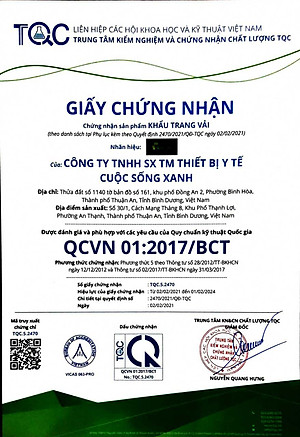 Khẩu trang y tế trẻ em kháng khuẩn GREEN LIFE - GẤU hồng