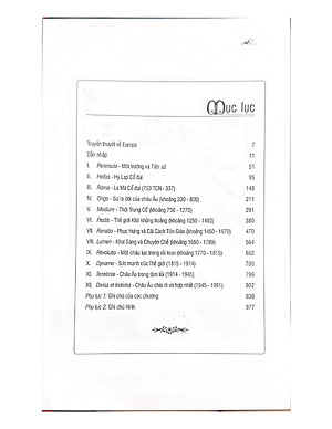 Lịch Sử Châu Âu