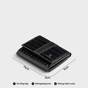 Ví Yuumy ( Thời trang nữ gấp gọn họa tiết vân đá - Ví da Seasand YV102 )