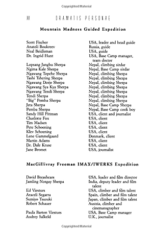 Sách Into Thin Air: A Personal Account of the Mt. Everest Disaster