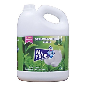 Nước rửa chén Mr.Fresh 4,2L Hàn Quốc Hương Trà Xanh