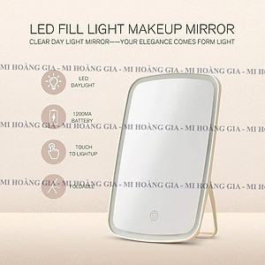 Gương trang điểm để bàn có đèn LED Xiaomi Jordan Judy NV026 - Hàng Chính Hãng