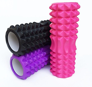 Con Lăn Foam Roller Massage gai 33cm- Ống Lăn Dãn Cơ Tập Gym, Yoga, Thể Hình