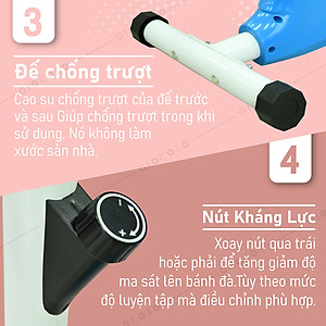 Bg Xe đạp tập thể dục trong nhà Mẫu YS02 BLUE  (hàng nhập khẩu)