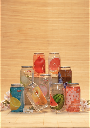 Nước ngọt có ga giải khát vị bưởi (NƯỚC BƯỞI CÓ GA) OKF HÀN QUỐC x 24 lon 350ml