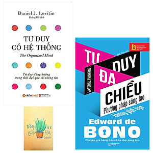 Combo Tư Duy Đa Chiều và Tư Duy Có Hệ Thống ( Tặng Kèm Sổ Tay )