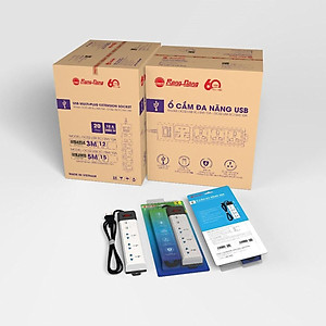 Ổ cắm đa năng USB 3m Rạng Đông Model: OC02.USB 3C/3M/10A