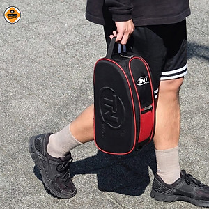 Túi đựng giày bóng đá 2 ngăn màu đen TN Bags – Túi đựng giày chống nước cao cấp, năng động cho tập gym thể thao TN.B9001