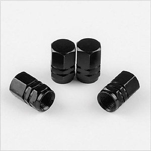 Bộ 4 ốc - nắp chụp chân van, đầu vòi xe hơi, xe máy, ô tô chất lượng cao chống rỉ nhiều màu