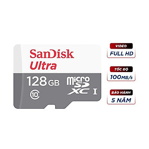 Thẻ Nhớ microSD SanDisk Ultra 128/64/32GB UHS-I - 100MB/s New  - Hàng chính hãng