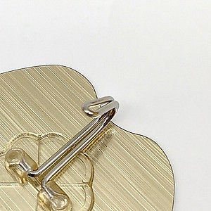 Vỉ 4 móc dán tường cường lực MiaoNing, móc siêu dính hình quả táo