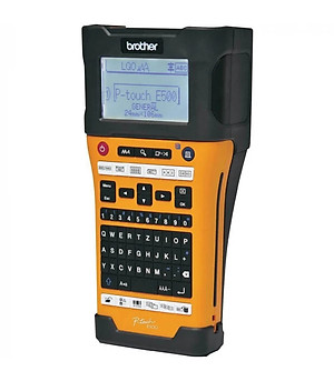 Máy in nhãn cầm tay Brother PT-E500VP, in nhãn dán cáp, dây, thi công điện-mạng-viễn thông - Hàng Chính Hãng