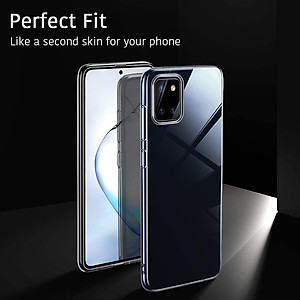 Ốp lưng dẻo silicon cho Samsung Galaxy Note 10 Lite hiệu HOTCASE Ultra Thin (siêu mỏng 0.6mm, chống trầy, chống bụi) - Hàng nhập khẩu