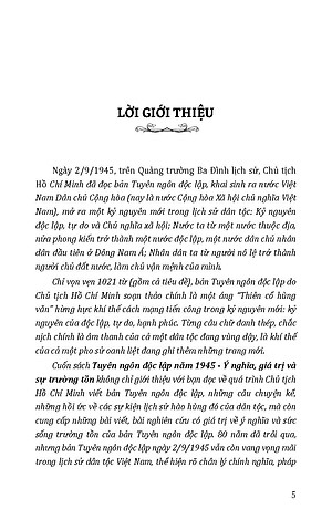 Kỷ Niệm 80 Năm Quốc Khánh Nước Cộng Hòa Xã Hội Chủ Nghĩa Việt Nam: Tuyên Ngôn Độc Lập Năm 1945 - Ý Nghĩa, Giá Trị Và Sự Trường Tồn