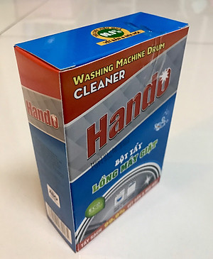 Hộp 2 gói tẩy lồng máy giặt siêu sạch Hando