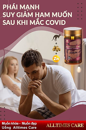 Thực phẩm bảo vệ sức khỏe hỗ trợ tăng cường sinh lực nam giới ALLTIMES CARE KANGAROO 6000mg PLUS - Hộp 100 viên