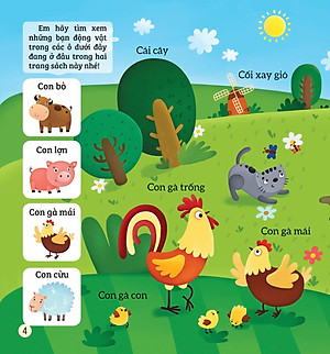 Bé Rèn Trí Thông Minh Qua Hoạt Động Quan Sát Và Tìm Kiếm - Các Loài Động Vật